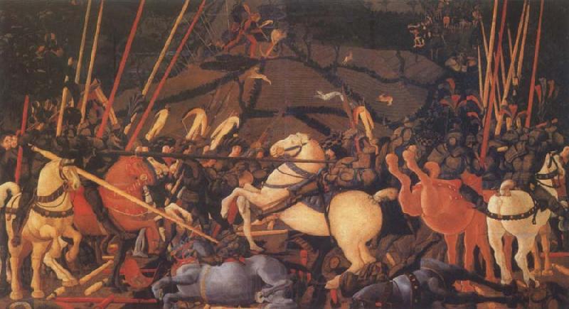 UCCELLO, Paolo The Battle of San Romano Norge oil painting art